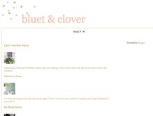 Tablet Screenshot of bluetandclover.com